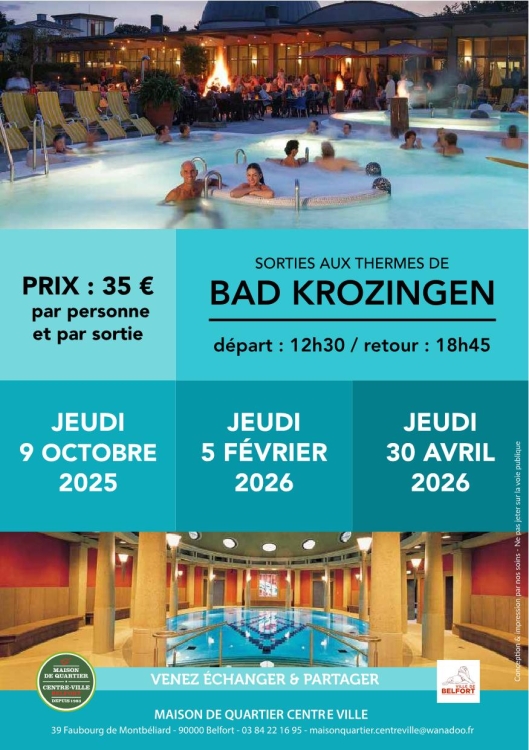Sorties aux thermes de Bad Krozingen